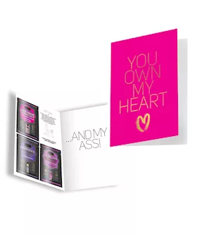 YOU OWN MY HEART GREETING CARD