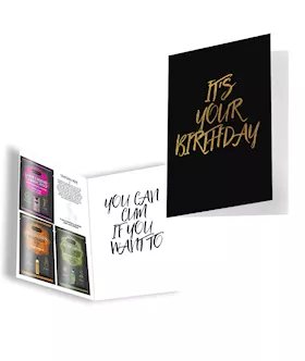 Naughty Notes Greeting Card Its Your Birthday