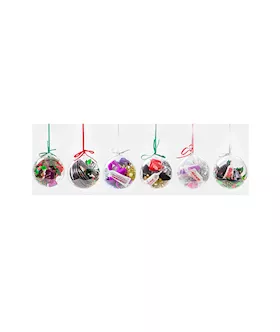 Christmas Baubles Deluxe Set Of 6