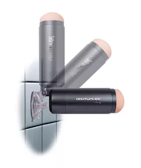 Penthouse Pet Cyberskin Hands-free Adjustable Dual Stroker - Uma Jolie