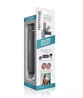 Penthouse Pet Cyberskin Hands-free Adjustable Dual Stroker - Uma Jolie