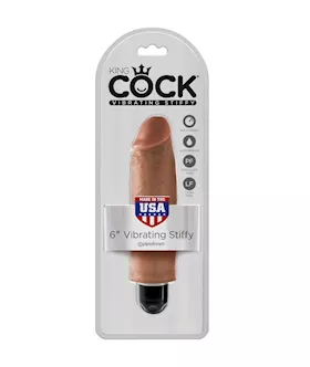King Cock 6 Inch Vibrating Dildo