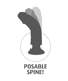 King Cock  8 Inch Vibrating Dildo With Balls