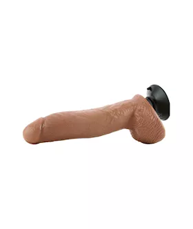 King Cock  9 Inch Vibrating Dildo With Balls