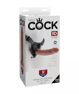 King Cock  Strap-on Harness With 9 Inch Dildo