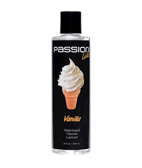 Passion Licks Vanilla Flavoured Lubricant 8 Oz