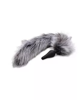 Tailz Grey Wolf Tail & Ears Set