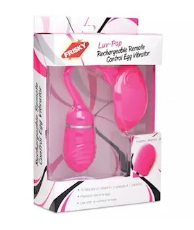 Frisky Luv Pop Rechargeable Remote Control Silicone Egg Vibe