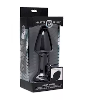 Mega Spade Vibrating Xl Silicone Plug