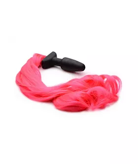 Tailz Hot Pink Pony Tail Anal Plug