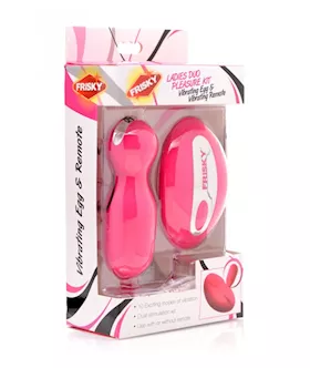 Ladies Duo Pleasure Kit Vibrating Egg & Remote