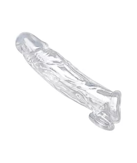 Size Matters Clear Penis Enhancer  Ball Stretcher