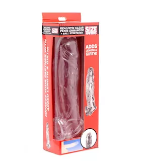 Size Matters Clear Penis Enhancer & Ball Stretcher