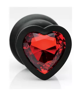 Heart Gem Silicone 3 Piece Anal Plug Set