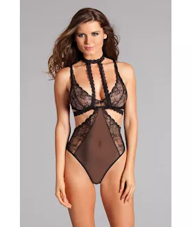 Ella Teddy  Lace and mesh teddy