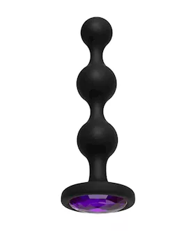 Booty Bling Jeweled Anal Bead Plug