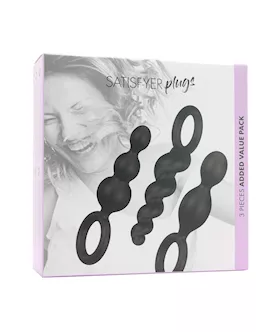 Satisfyer Silicone Plugs, Set Of 3