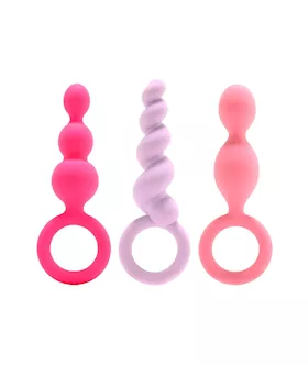 Satisfyer Silicone Plugs, Set Of 3