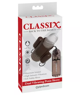 Classix Dual Vibrating Penis Sleeve
