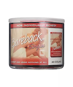 Contempo Bareback Condoms - 40 Pack