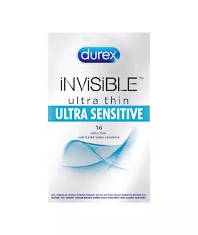 Durex Invisible Condoms 16 Pack