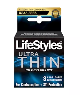 Lifestyles Ultra Thin Condoms 3 Pack