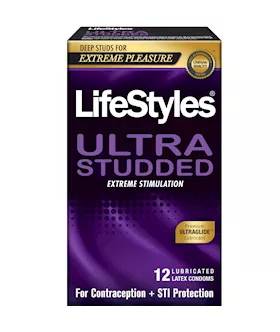 Lifestyles Ultra Studded Condoms 12 Pack