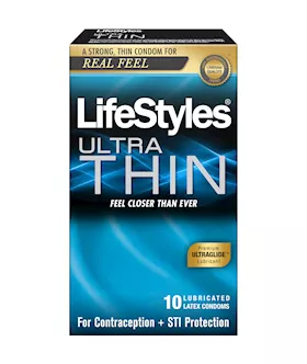 Lifestyles Ultra Thin Condoms 10 Pack
