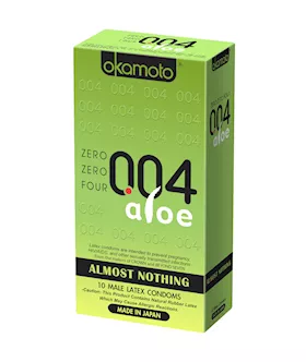 Okamoto 004 Aloe - 10 Pack