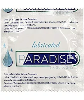 Paradise Lubricated Condoms - Bulk