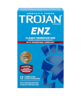 Trojan Enz Spermicidal  12 Pack