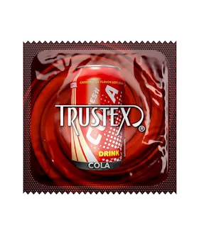 Trustex Cola Flavored Condoms  3 Pack