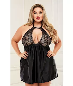 Sexy Lace Babydoll Set