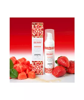 Warming Gourmet Massage Oil Strawberry