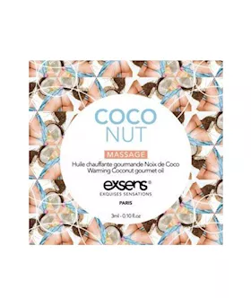 Warming Gourmet Massage Oil Sachet - Coconut