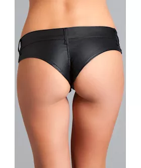 Low Waist Mini Denim Stretch Shorts