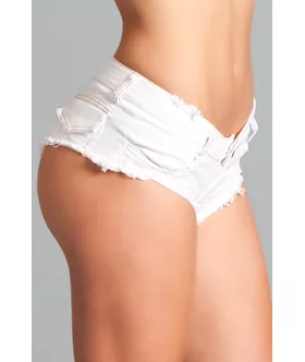 Low Waist Cut Off Denim Booty Shorts