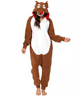 Wolf Adult Onesie 