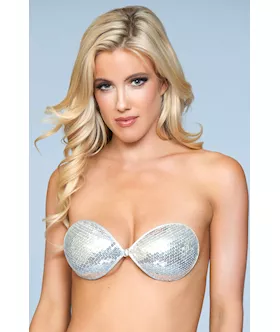 Strapless Sheen Low Bra