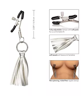 Nipple Play Playful Tassels Nipple Clamps