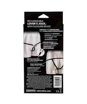 Rechargeable Lover's Cheeky Panty With Stroker Beads