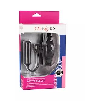 Petite Bullet Mini Vibrator With Wristband Remote