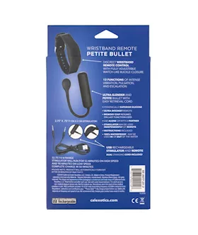 Petite Bullet Mini Vibrator With Wristband Remote