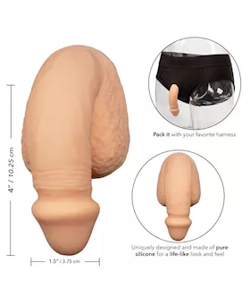 4 Inch Silicone Packing Penis
