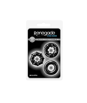 Renegade Dyno Cock Rings - Set Of 3