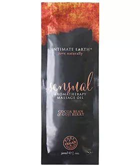 Intimate Earth Sensual Aromatherapy Massage Foil - Cocoa Bean And Goji Berry