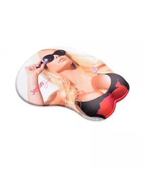 Jesse Jane Boob Mouse Pad With Gel Wrist Support