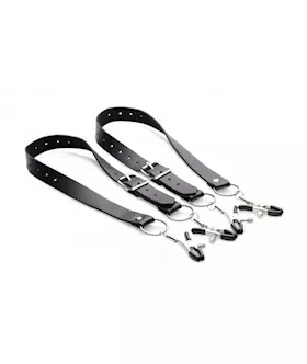 Labia Spreader Straps With Clamps