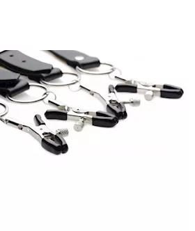 Labia Spreader Straps With Clamps