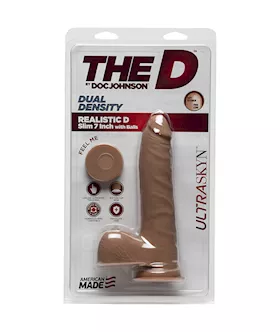 The Ultraskyn Realistic Slim Dildo With Balls